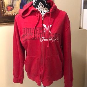 ❤️Hurley International Freedom Of Choice zip up hooded long sleeved sweatshirt